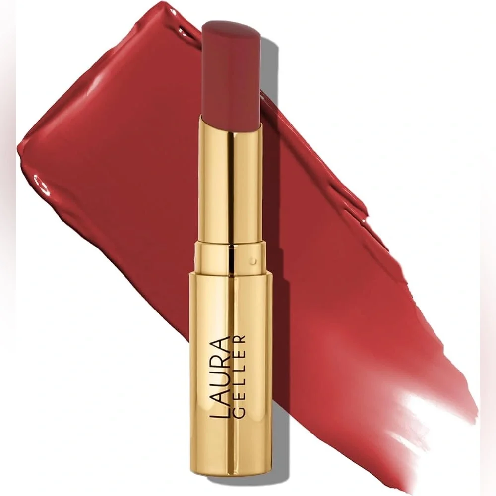 LAURA GELLER Jelly Balm Moisturizing Tinted Lip Balm Brick House Red New in Box